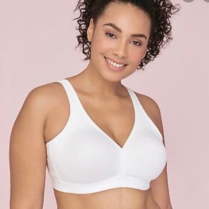 Cacique LIVI Active 223662 High-Impact Molded Sports Bra White 40D 42D 42DD